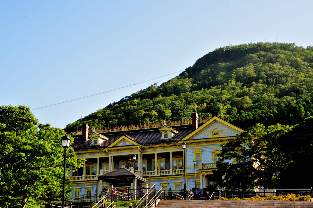 函館公会堂の昼の風景