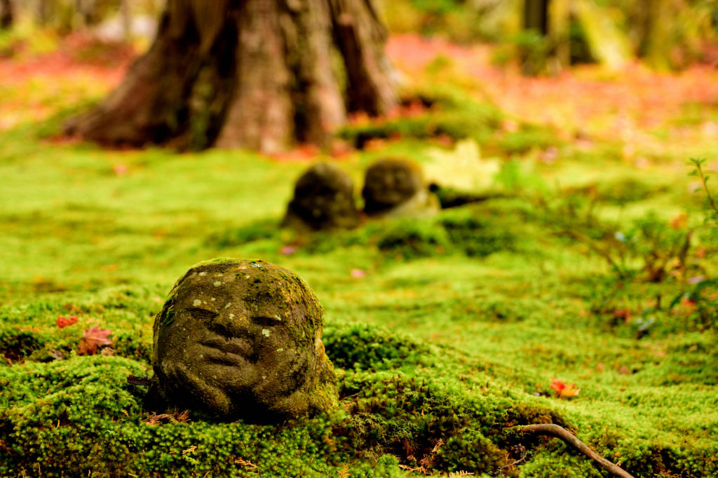 大原三千院の有清園のわらべ地蔵