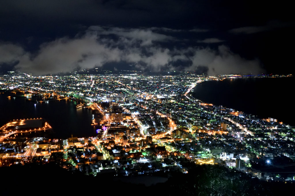 函館山からの冬の夜景