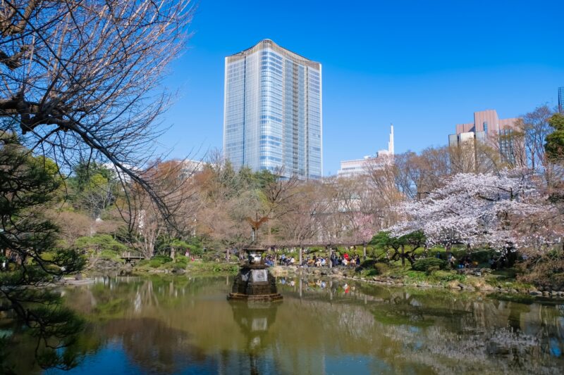 日比谷公園の桜の22年開花状況や見頃時期は アクセスや駐車場は そらいろ 日本が魅せる多彩な表情