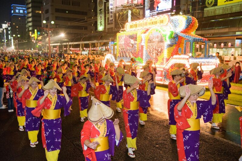 おはら祭2025の日程・スケジュールや屋台は?アクセスや駐車場や交通規制は?