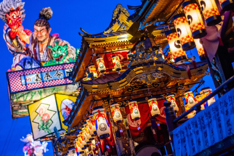 飯田町燈籠山祭り2024の日程・時間や花火は?ルートや駐車場やアクセスは?