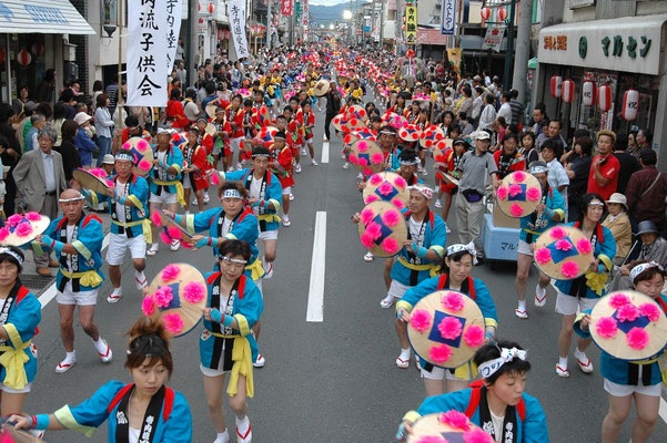 尾花沢花笠まつり2024の日程・時間や屋台は?駐車場や交通規制やアクセスは?