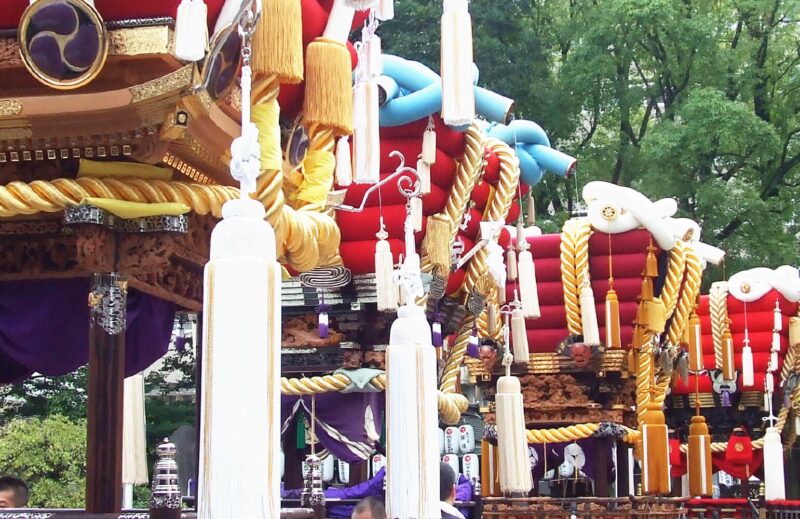 開口神社八朔祭2024の日程・時間や屋台は?ふとん太鼓や駐車場やアクセスは?