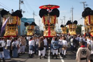 川之江秋祭り2025の日程や屋台・太鼓台運行は？アクセスや駐車場は？