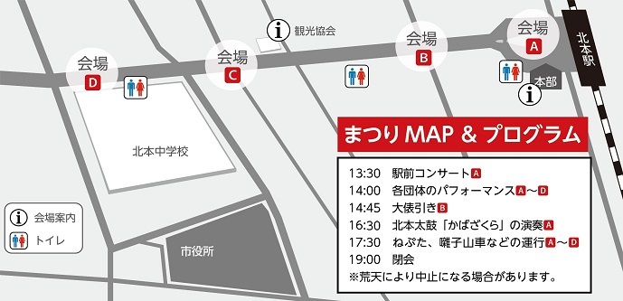 北本まつり MAP