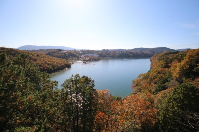 恵那峡の紅葉