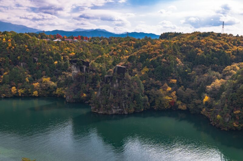 恵那峡の紅葉