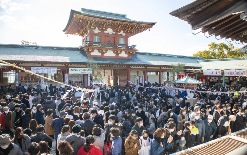 防府天満宮初詣2025の参拝時間や屋台は?混雑や駐車場やアクセスは?